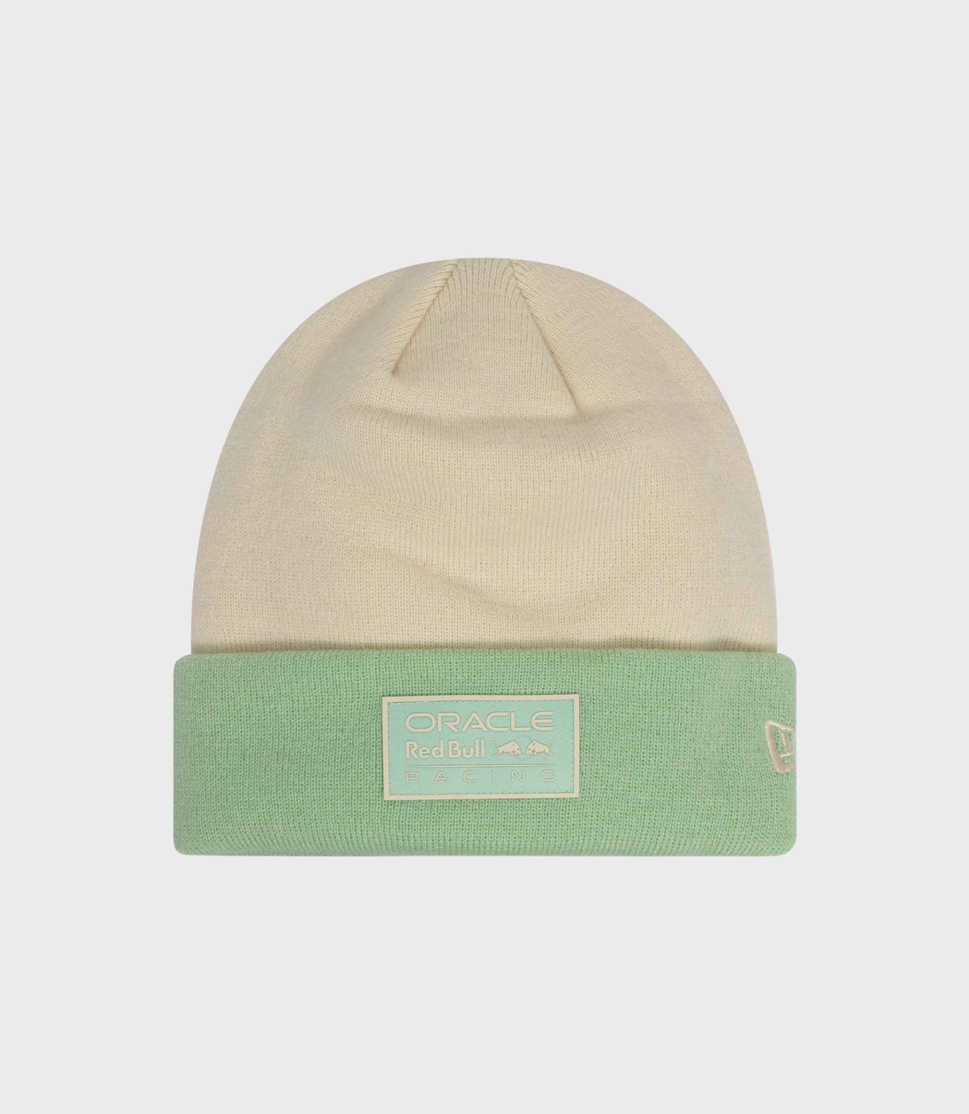 New Era x Oracle Red Bull Racing Contrast Cuff Beanie - Light Beige