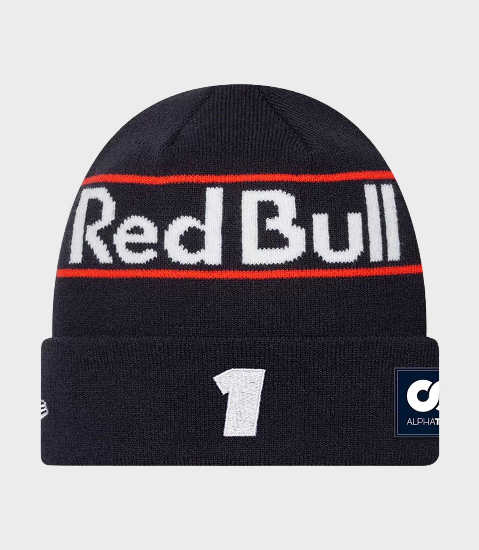 New Era x Oracle Red Bull Racing Rep Max Verstappen Cuff Knitted Beanie - Dark Blue