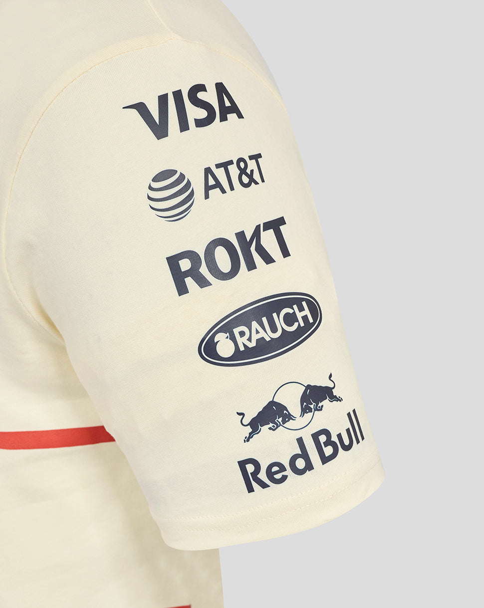 Oracle Red Bull Racing Unisex Heritage Team T-Shirt - Egret