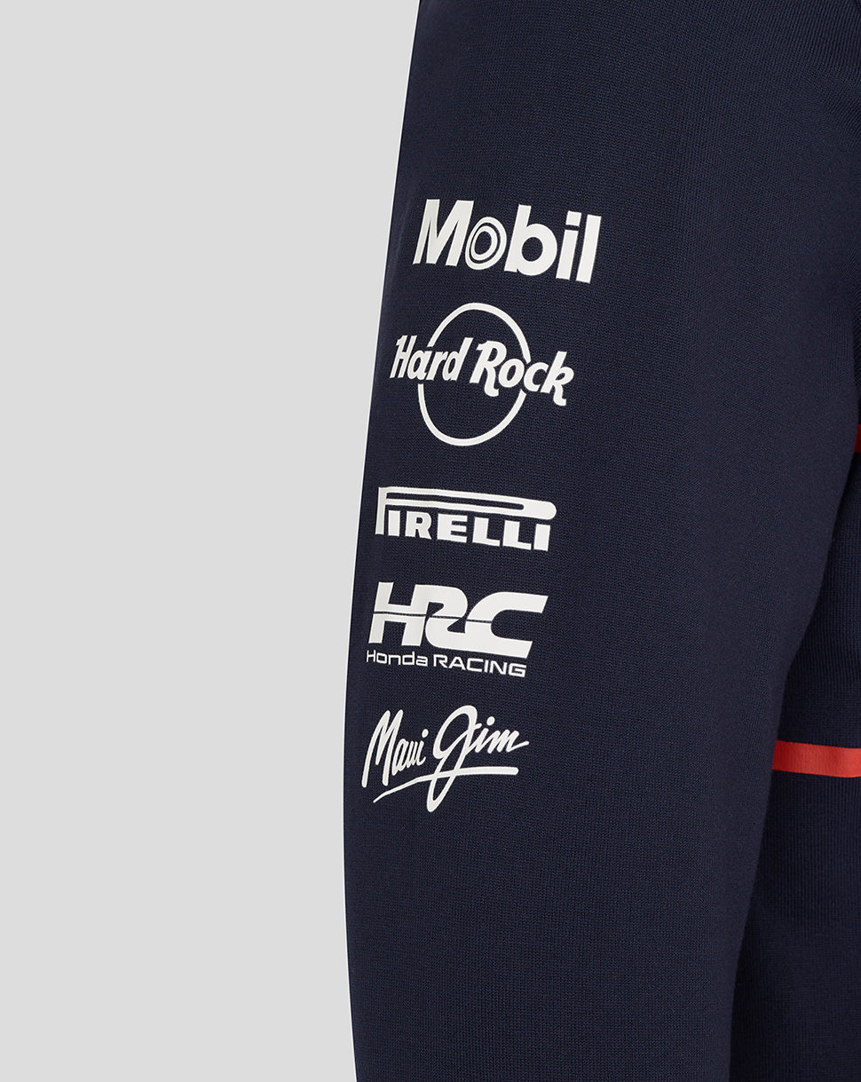 Oracle Red Bull Racing Unisex Heritage Long Sleeve Team Polo Shirt - Night Sky