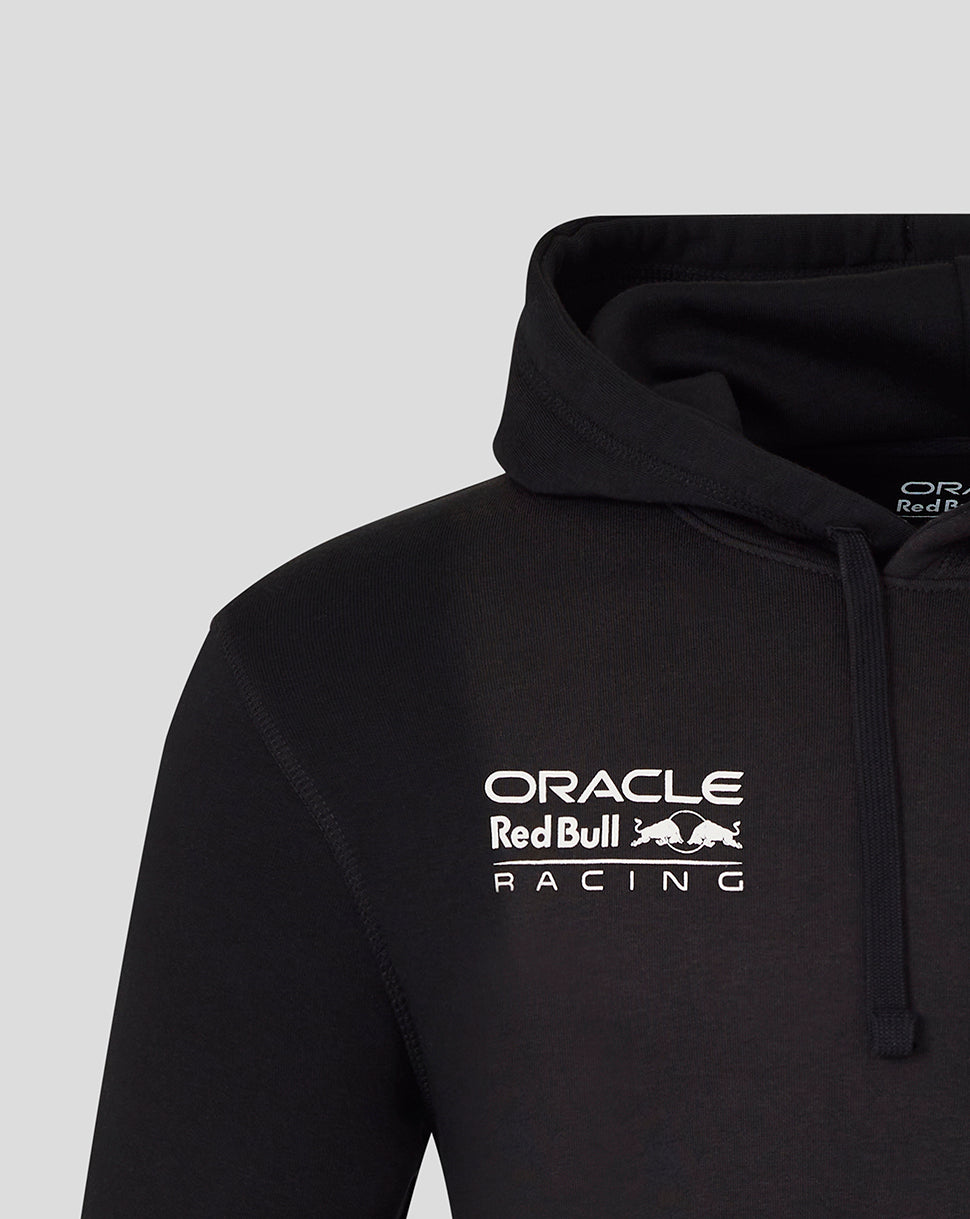 Oracle Red Bull Racing Unisex Yuki Tsunoda Wave Graphic Pullover Hoodie - Caviar