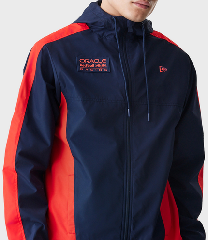 New Era Oracle Red Bull Racing Mens Windrunner Jacket - Dark Blue