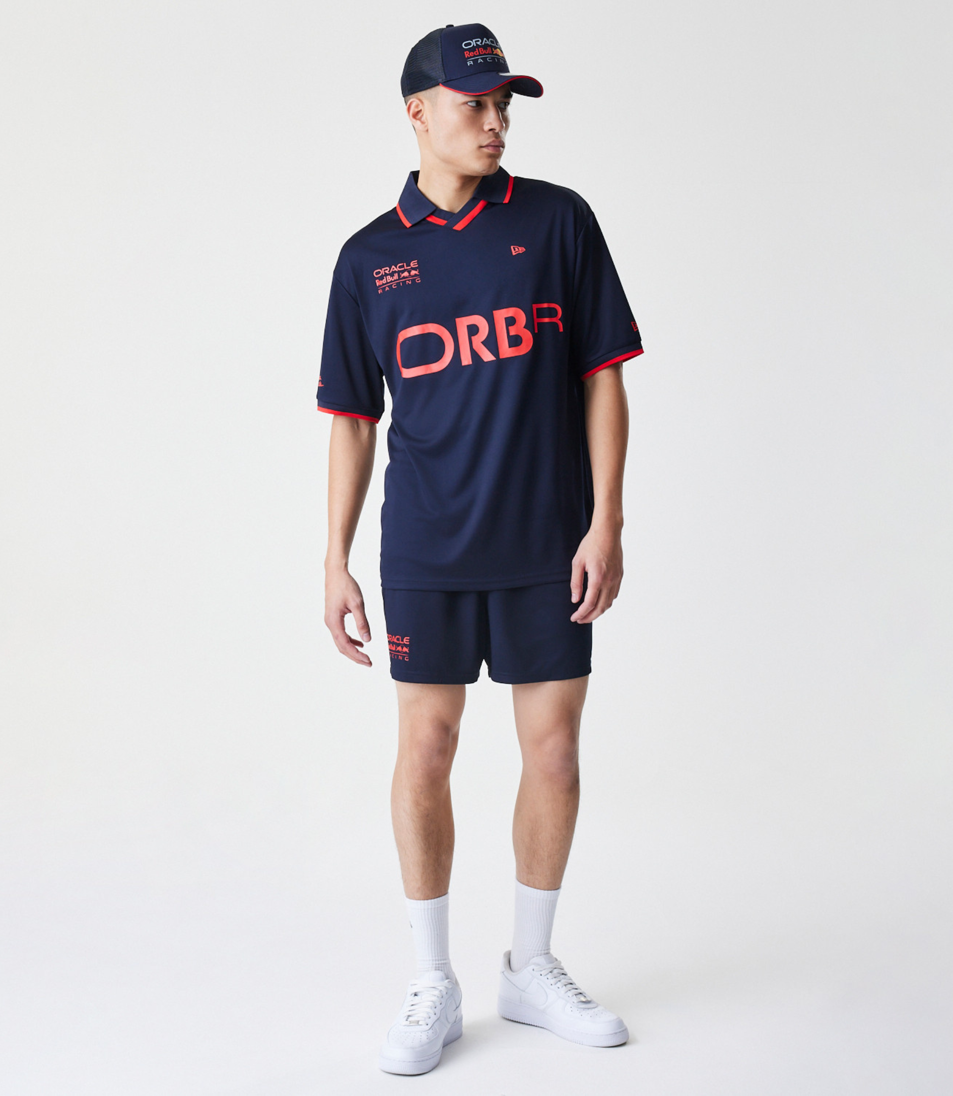 New Era Oracle Red Bull Racing Mens Graphic Football T-Shirt - Dark Blue