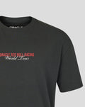 Black Oracle Red Bull Racing World Tour relaxed fit T shirt with red chest logo and white World Tour script.
