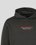 Black Oracle Red Bull Racing World Tour Hoodie with a small chest graphic and a bold back print of the 2026 race schedule.