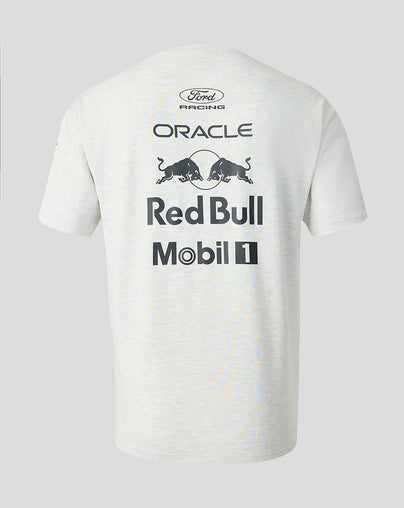 Oracle Red Bull Racing Unisex Classic Short Sleeve T-Shirt - Off White Marl