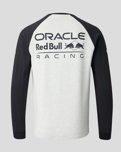Oracle Red Bull Racing Unisex Classic Raglan Long Sleeve T-Shirt - Off White Marl