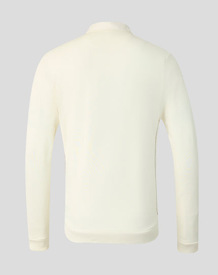 Oracle Red Bull Racing Unisex Classic Long Sleeve Henley T-Shirt - Off White Marl
