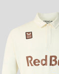 Oracle Red Bull Racing Unisex Classic Long Sleeve Henley T-Shirt - Off White Marl