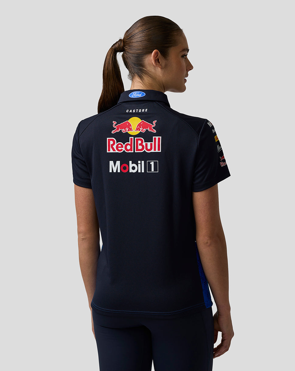 Oracle Red Bull Racing Womens Teamline Polo Shirt Shirt - Night Sky / Surf The Web