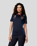 Oracle Red Bull Racing Women's Official Teamline Short Sleeve Polo Shirt - Night Sky