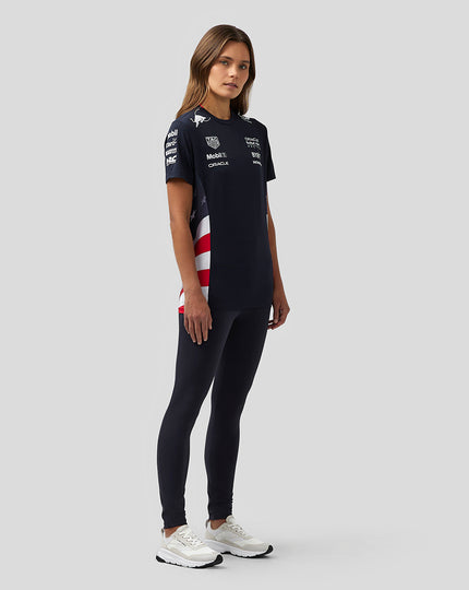 Oracle Red Bull Racing Women's Official Teamline America Race Team T-Shirt - Night Sky