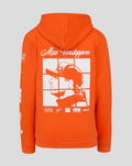 Oracle Red Bull Racing Junior Max Verstappen Puzzle Pullover Hoodie - Exotic Orange