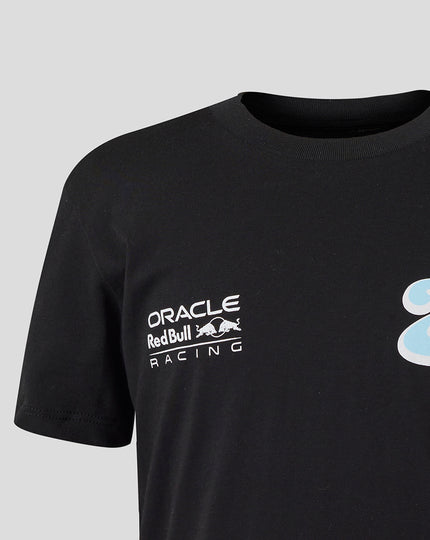 Oracle Red Bull Racing Junior Yuki Tsunoda Wave Graphic T-Shirt - Caviar