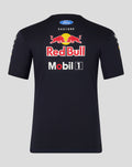 Oracle Red Bull Racing Mens Teamline Set Up T-Shirt - Night Sky / Surf The Web