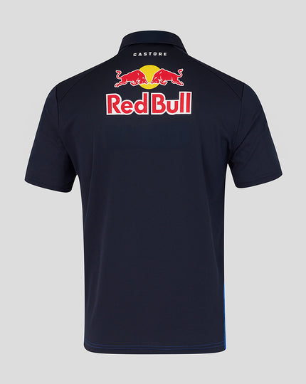 Oracle Red Bull Racing Mens Polo Shirt Driver Max Verstappen - Night Sky / Surf The Web