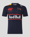 Oracle Red Bull Racing Mens Yuki Tsunoda Team T-Shirt - Night Sky