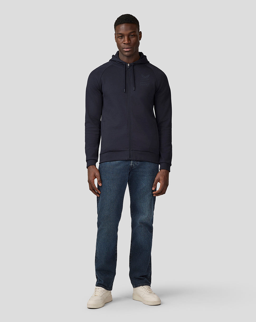 Oracle Red Bull Racing Unisex Full Zip Hoodie - Night Sky