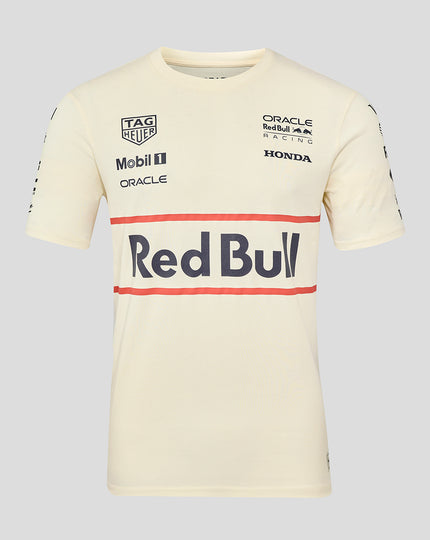 Oracle Red Bull Racing Unisex Heritage Team T-Shirt - Egret
