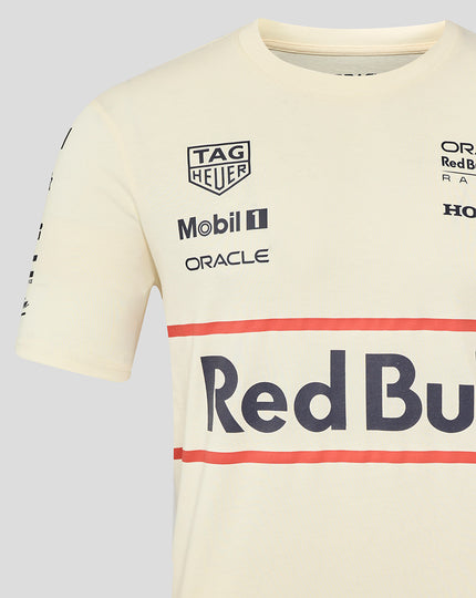 Oracle Red Bull Racing Unisex Heritage Team T-Shirt - Egret