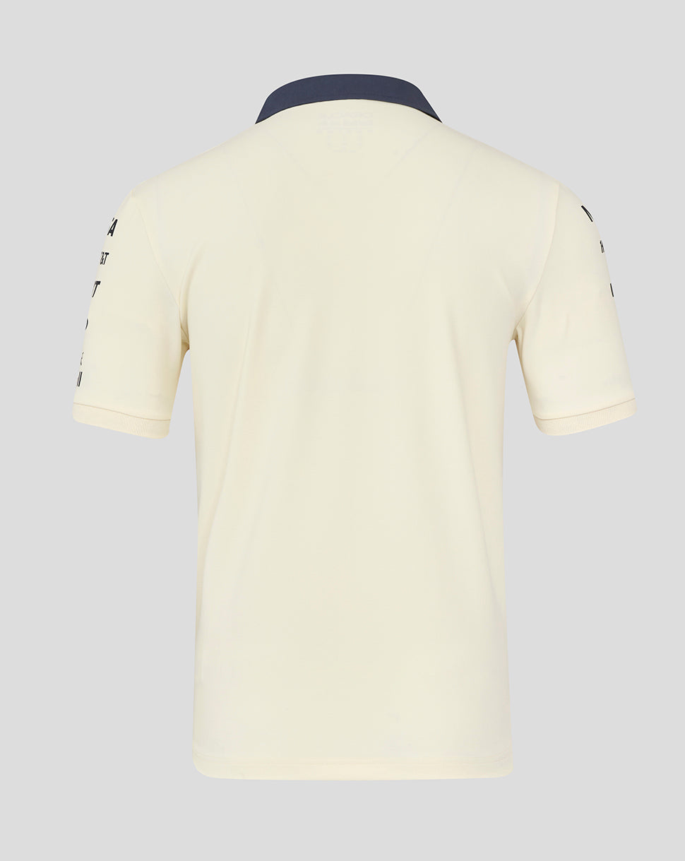 Oracle Red Bull Racing Unisex Heritage Team Polo Shirt - Egret