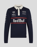 Oracle Red Bull Racing Unisex Heritage Long Sleeve Team Polo Shirt - Night Sky