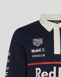 Oracle Red Bull Racing Unisex Heritage Long Sleeve Team Polo Shirt - Night Sky