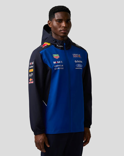 Oracle Red Bull Racing Unisex Teamline Water Resistant Jacket - Night Sky / Surf The Web