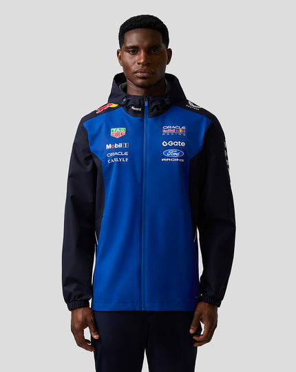 Oracle Red Bull Racing Unisex Teamline Water Resistant Jacket - Night Sky / Surf The Web