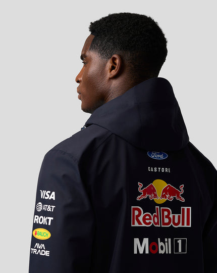 Oracle Red Bull Racing Unisex Teamline Water Resistant Jacket - Night Sky / Surf The Web