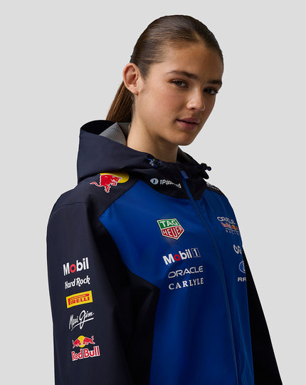 Oracle Red Bull Racing Unisex Teamline Water Resistant Jacket - Night Sky / Surf The Web