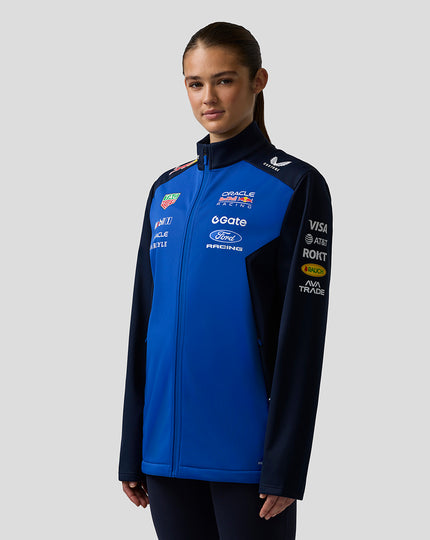 Oracle Red Bull Racing Unisex Teamline Soft Shell Jacket - Night Sky / Surf The Web