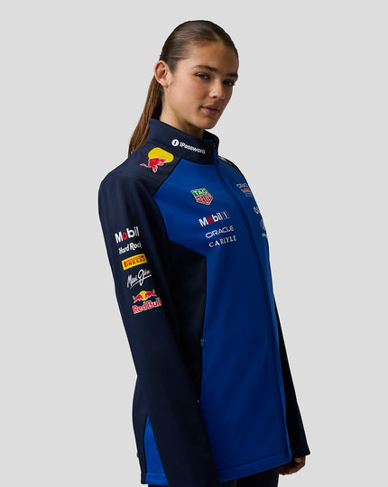 Oracle Red Bull Racing Unisex Teamline Soft Shell Jacket - Night Sky / Surf The Web