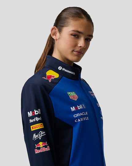 Oracle Red Bull Racing Unisex Teamline Soft Shell Jacket - Night Sky / Surf The Web