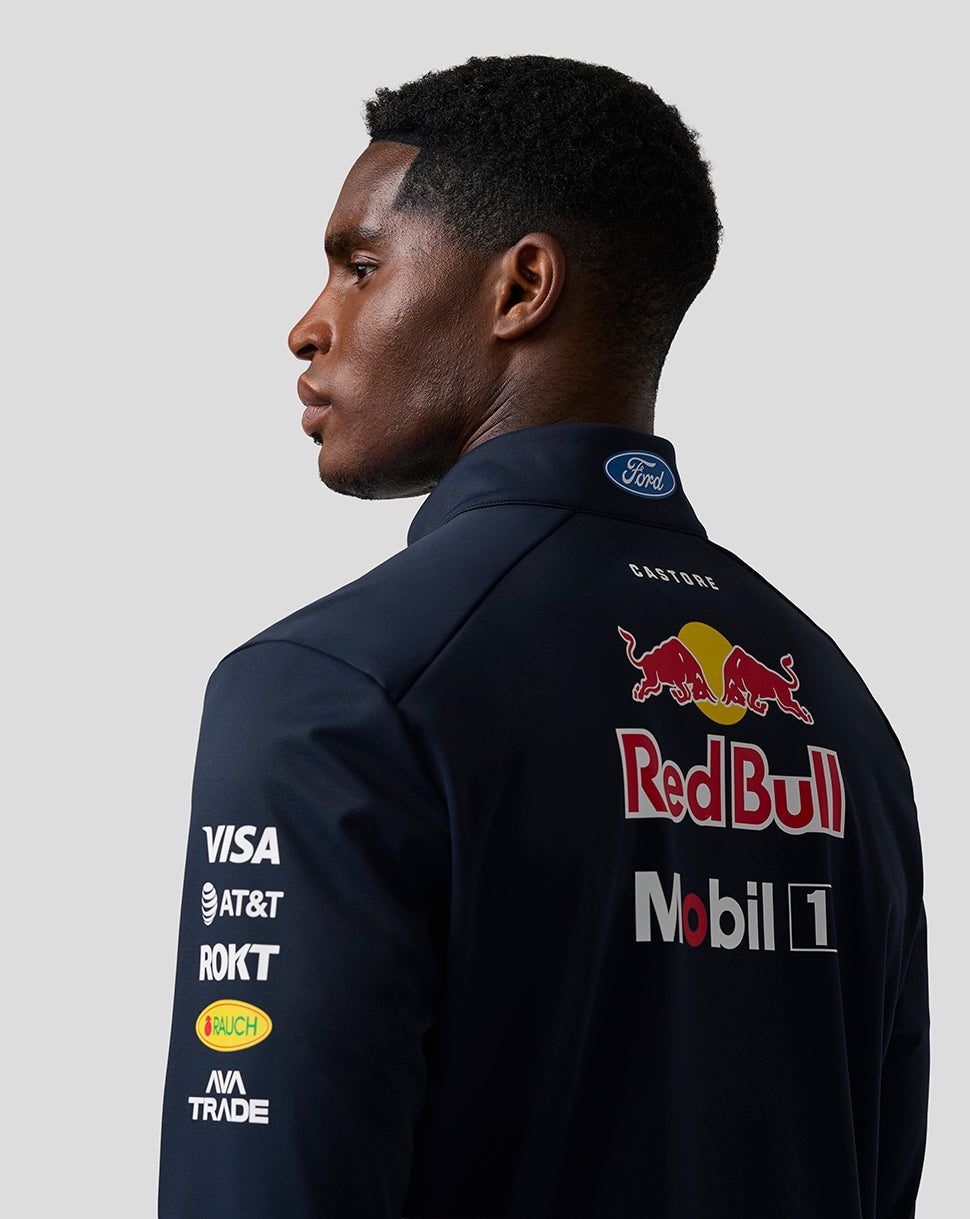 Oracle Red Bull Racing Unisex Teamline Soft Shell Jacket - Night Sky / Surf The Web