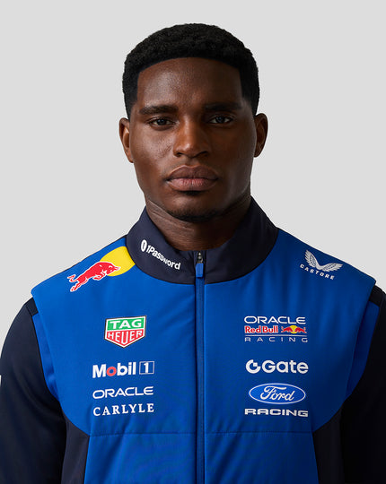 Oracle Red Bull Racing Unisex Teamline Gilet - Night Sky / Surf The Web