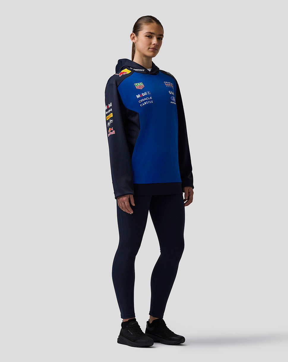 Oracle Red Bull Racing Unisex Teamline Overhead Hoodie - Night Sky / Surf The Web