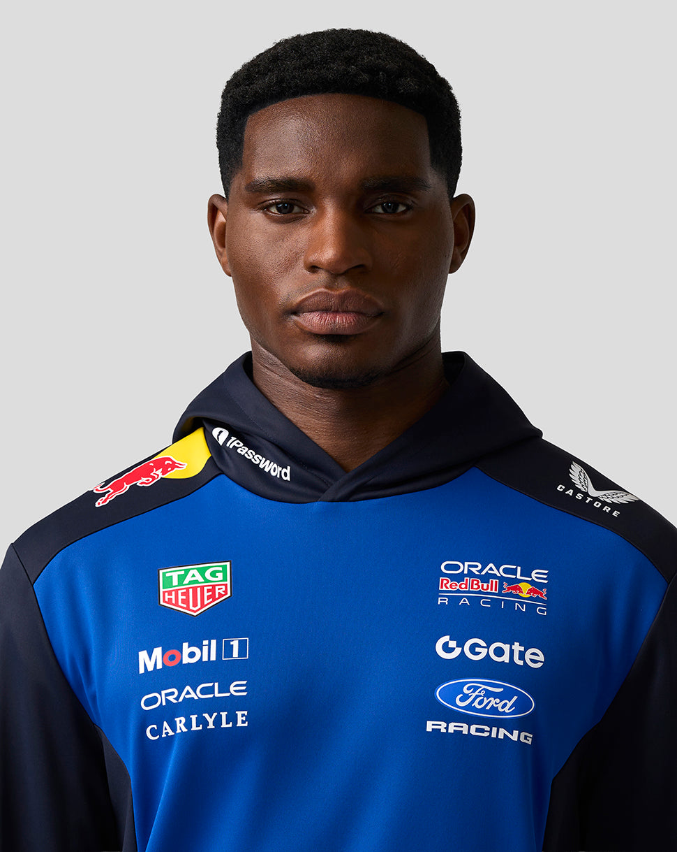 Oracle Red Bull Racing Unisex Teamline Overhead Hoodie - Night Sky / Surf The Web