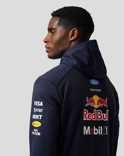 Oracle Red Bull Racing Unisex Teamline Overhead Hoodie - Night Sky / Surf The Web