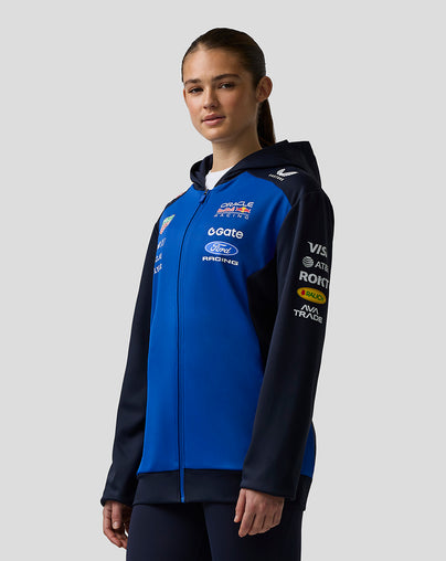 Oracle Red Bull Racing Unisex Teamline Full Zip Hoodie - Night Sky / Surf The Web