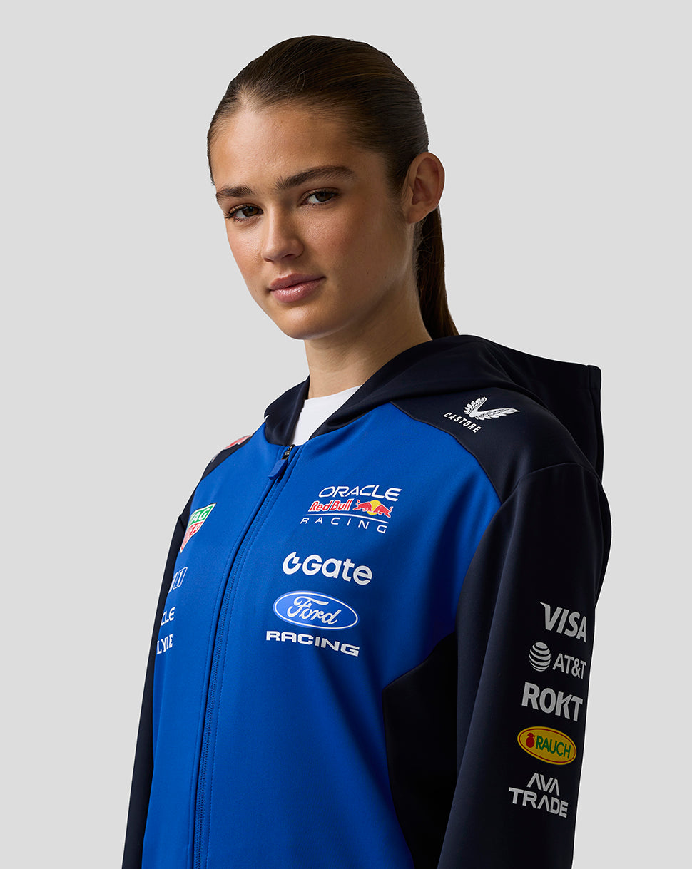 Oracle Red Bull Racing Unisex Teamline Full Zip Hoodie - Night Sky / Surf The Web