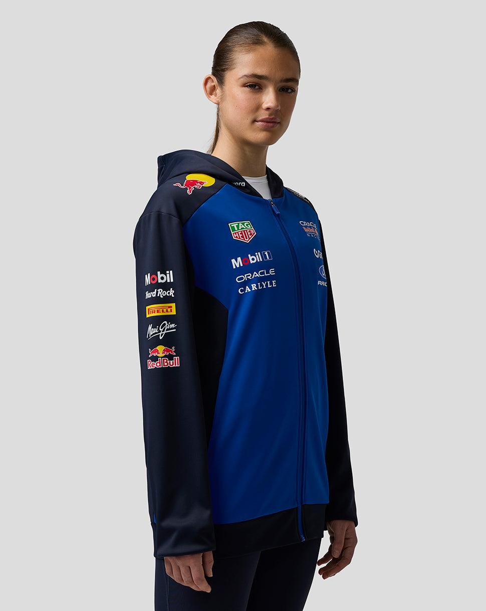 Oracle Red Bull Racing Unisex Teamline Full Zip Hoodie - Night Sky / Surf The Web