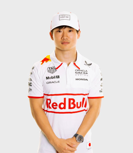 Oracle Red Bull Racing Unisex Japan Special Replica Track Polo - White