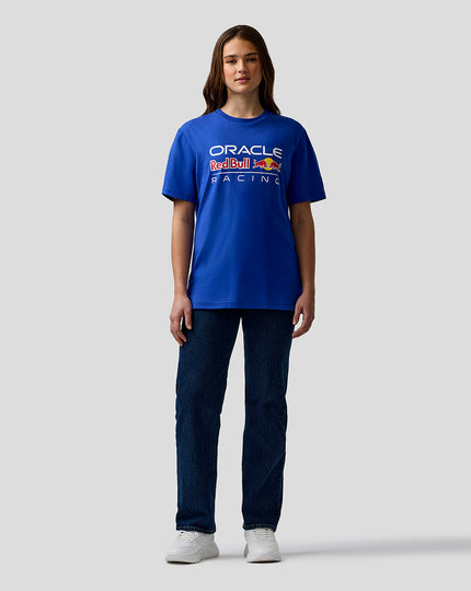 Oracle Red Bull Racing Unisex Logo Regular Fit T-Shirt - Bluing