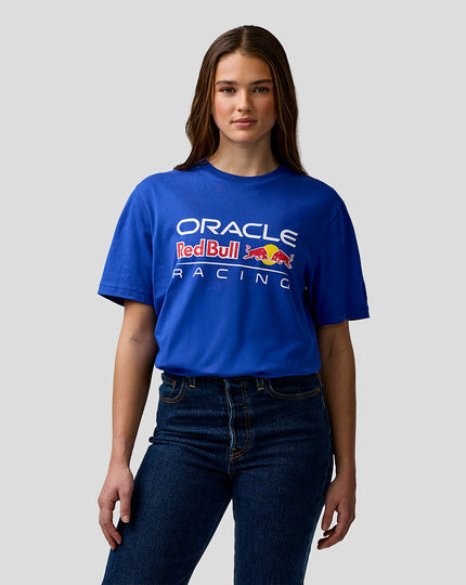 Oracle Red Bull Racing Unisex Logo Regular Fit T-Shirt - Bluing