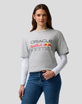 Oracle Red Bull Racing Unisex Logo Regular Fit T-Shirt - Grey Marl