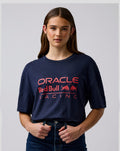 Oracle Red Bull Racing Unisex Relaxed Fit Logo T-Shirt - Night Sky