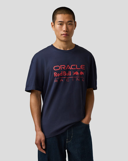Oracle Red Bull Racing Unisex Relaxed Fit Logo T-Shirt - Night Sky