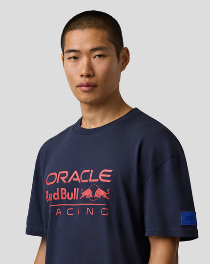 Oracle Red Bull Racing Unisex Relaxed Fit Logo T-Shirt - Night Sky