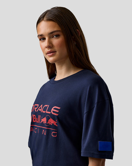 Oracle Red Bull Racing Unisex Relaxed Fit Logo T-Shirt - Night Sky